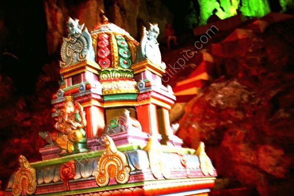 Hindu Shrine Inside Batu Caves, Kuala Lumpur